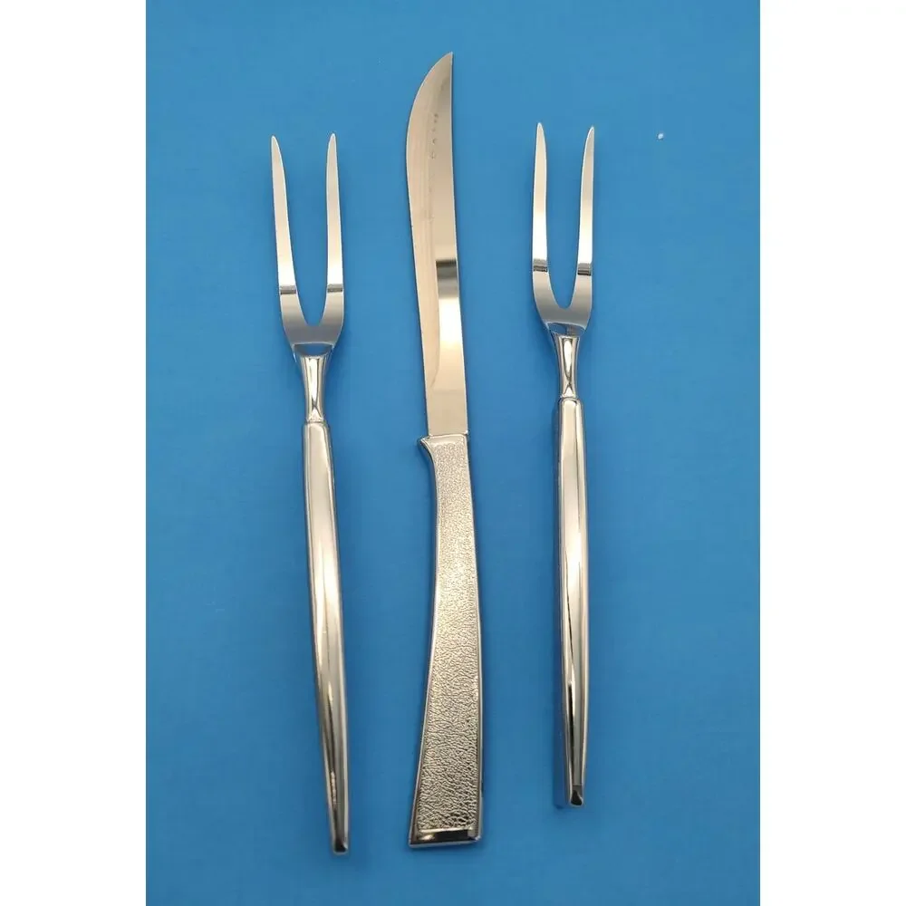 Vintage Carvel Hall 3 Pc Stainless Steel Carving / Cutlery Set -Knife & 2 Forks